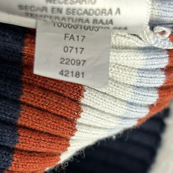 Bar III Bell Sleeve Striped Ribbed Sweater size Medium - Picture 8 of 16